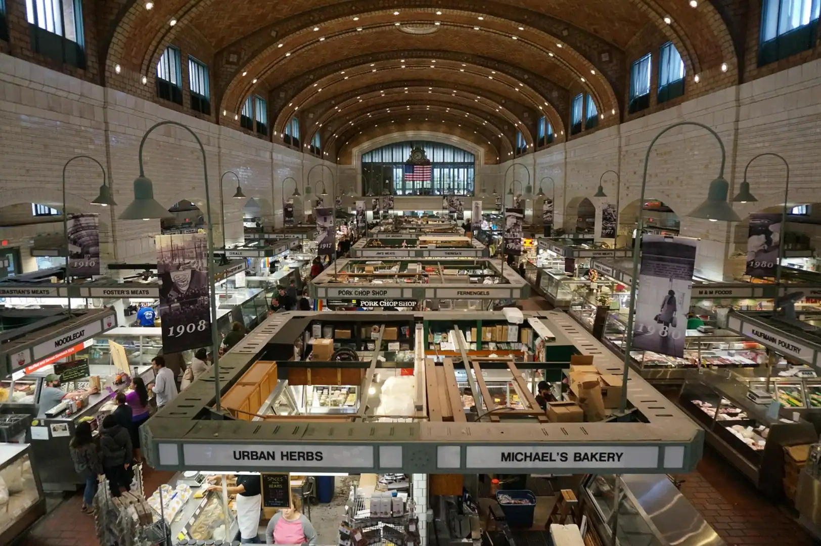 view inside the West Side Market